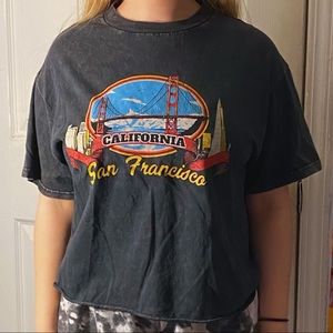 brandy melville cropped t shirt